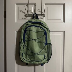 Moda West 17 Inch Backpack Green And Blue NWT